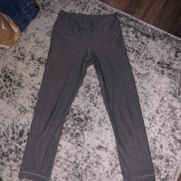 Lululemon Wunder Under Grey Crop 23” Leggings - Picture 3 of 5